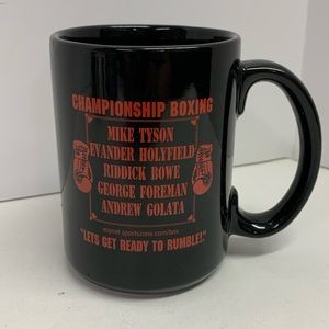 Linyi Coffee Mug Tyson Holyfield Bowe Foreman Golata  De La Hoya Trinidad